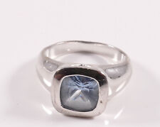 Silberring Ring mit hellblauem