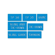 Lackierschablone Aufkleber Set