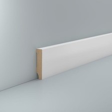 MDF Sockelleiste weiß 13 x 58