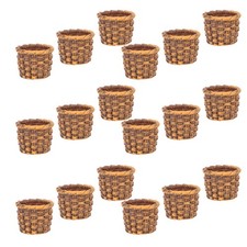 18 Pcs Miniatur-puppenhauskorb