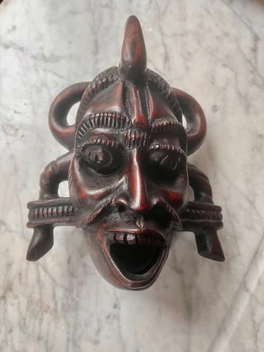 Afrikanische holzmaske cm - afrikanische, 26