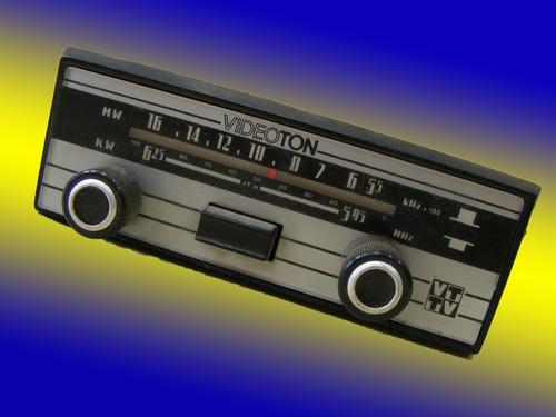 Altes oldtimer autoradio - altes,