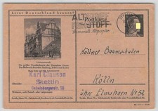 D. R. Bildpostkarte P 307 gebraucht LITZMANNSTADT 42-18-1-B19 in STETTIN [252]