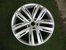 1x Alufelge 19 Zoll 7.0" 5x112 43ET Glanz Silber 5NA601025N VW Tiguan Allspace