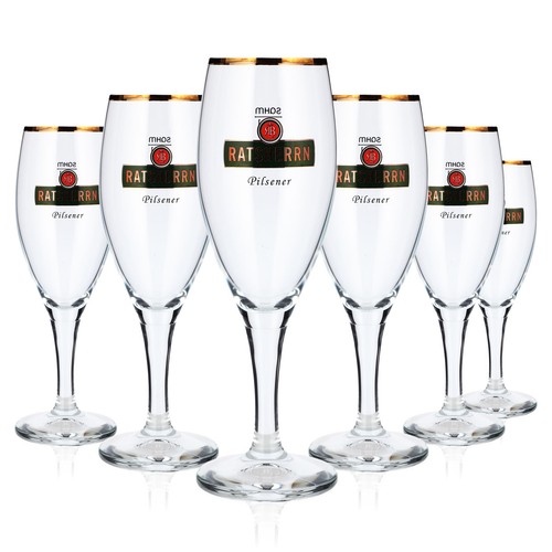 Ratsherrn bier glas - 6x,
