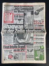 BILD ZEITUNG 30.10.1985 - 30. Oktober 1985 zum 40. Geburtstag BHAGWAN IN HAFT