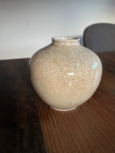Vintage vase craquele - vase,