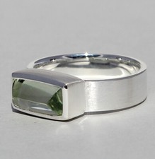 Silberring, Prasiolith Gr. 54