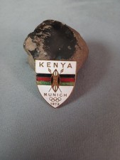  Vintage Olympia Abzeichen Kenya 1976 Montreal Canada