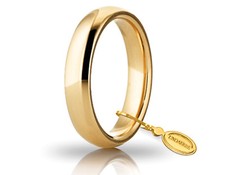 Ehering Vicenza (18K) 5 mm breit 8,47 Gramm 750er Gelbgold klassischer Trauring