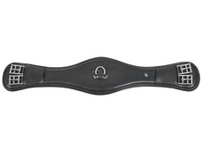 Busse Sattelgurt Dressurgurt Kurzgurt Turin schwarz 60 cm anatomisch Kunstleder