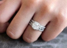 14 Karat Weißgold plattiert