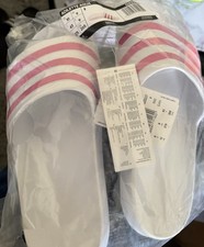 Adidas Adilette Aqua weiß/rosa Gr. 9 Badesandale NEU