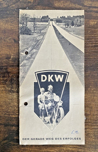 Original dkw motorrad prospekt - motorrad,