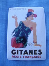 Blechschild Gitanes Cigarettes Regie Francaise Größe 14,5 x 10 cm Vintage Motiv