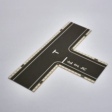 Road (back street) T-junction - Spur N - Lasercut - (Tokyo Diorama Factory)