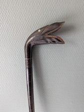 Gehstock Antik Horn Braune