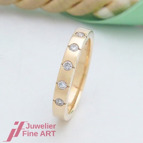 Halb memoire brillant ring mit - brillant-ring,