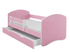 Jugendbett und Matratze mit einer Schublade Kinderbett  Weiß ACMA