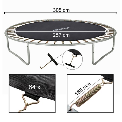 Arebos sprungmatte 257 - sprungmatte, cm