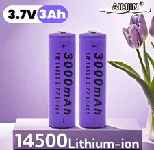 2 x Lithium Ionen Akku 14500