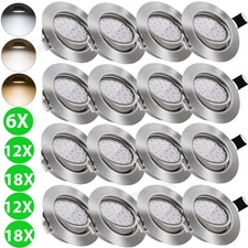 6x LED Einbaustrahler 230V