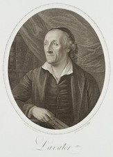 C. PFEIFFER (1769-1829), Porträt J. C. Lavater (1741-1801),  1800, Punktierstich