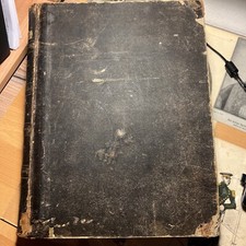 1883 Antik Buch Rom in wort