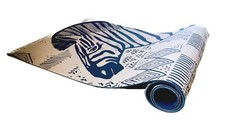 Zebra, Kork Yogamatte, Pilates, Fitness, natürlich, antibakteriell, umweltfreundlich