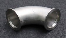 90° Rohrbogen Edelstahl ISO-KF DN40 FlanschaußenØ 55mm Einbauhöhe 65mm gebraucht
