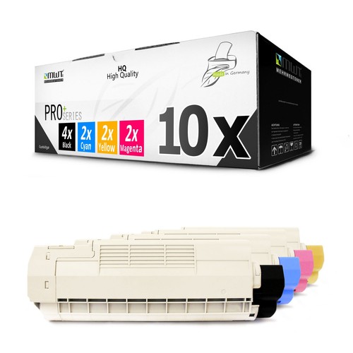 10x mwt pro tonerfür oki - tonerfür,