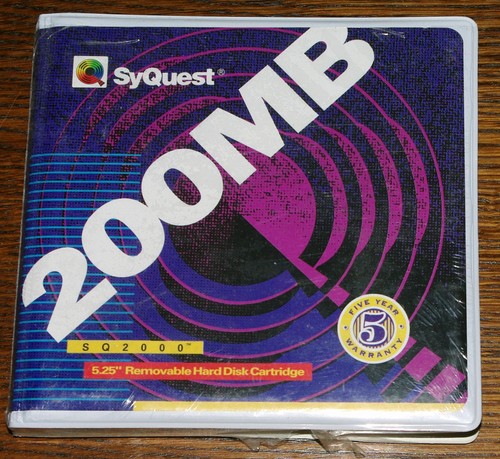 Syquest cartridge 200mb - syquest,