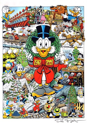 Don rosa druck weihnachten - druck,