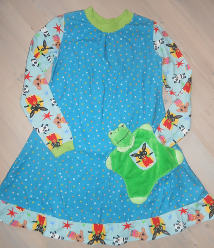 Cord jersey kleid gr - kleid,