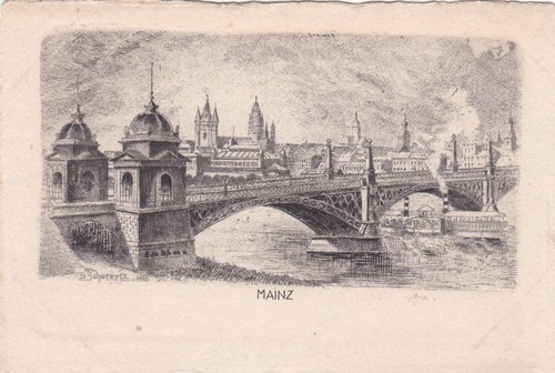 1910 deutsches reich - deutsches-reich, mainz