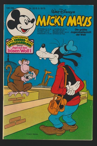 Micky maus heft 32 vom - ,
