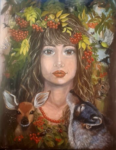 Original аcrylbild 70x90 - original, Аcrylbild,
