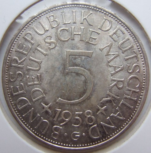 Münze brd silberadler - münze, 5