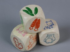 HABA 3er Set Würfel Holz