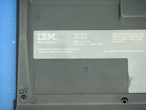 Gehäuse unten ibm type 2373 - type,