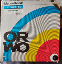 2 ORWO Magnettonbänder 4 Spur