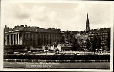 Nantes France CPA 1942 Square de la Petite Hollande Palais de la Bourse Brunnen