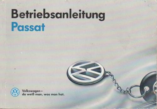 Betriebsanleitung passat - vw,