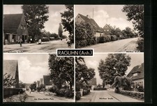 AK Raguhn /Anh., Markesche Straße, Am Clara-Zetkin-Platz, Wörlitzer Straße 