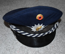 Deutsche Bundesbahn Dienstmütze Schirmmütze Bahnpolizei Gr. 59,5  guter Zustand!