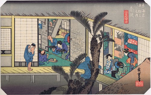 Hiroshige tokaido station - hiroshige,