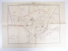 München Ringbahn 1889 Ludwig Wenng Karte Stadtplan Äußerer Ring