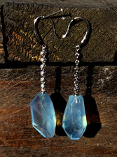 Schöne Ohrringe Aquamarin