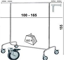 Kleiderständer stabil Rollgarderobe Kleiderstange Gardeobe Kleiderwagen 2015.100