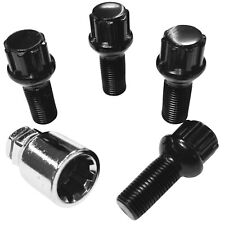 Original APT Felgenschlösser M14x1,5x28mm Kugelbund R13 Felgenschloss für VW